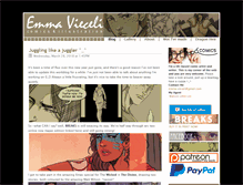 Tablet Screenshot of emmavieceli.com